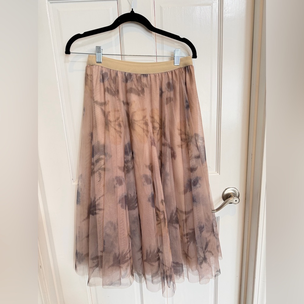 Chicwish Lilac Wrap Sweater & Floral Inky Tulle Midi Skirt Set Size M/L - Picture 16 of 16
